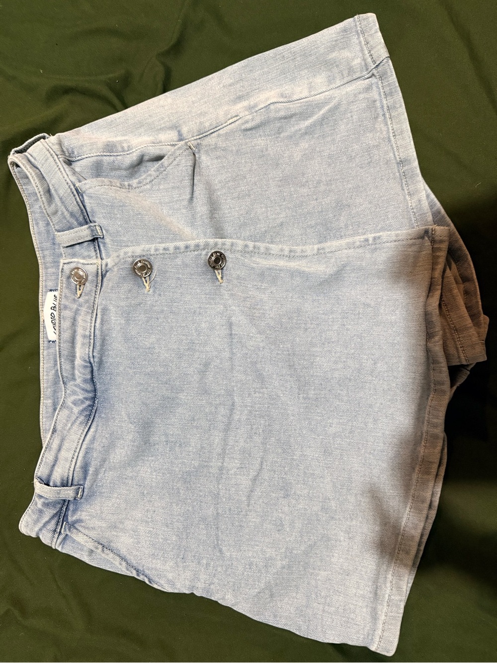 Light Blue High-Waist Women’s Denim Skort